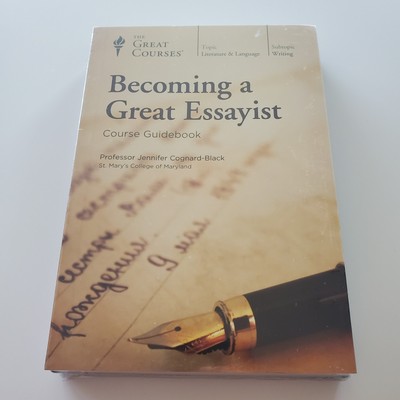 Becoming a Great Essayist by Jennifer Cognard-Black (4-DVDs & Book, 2016) SEALED