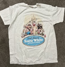 Men's Snow White and the Seven Dwarfs Vintage Vibes Poster T-Shirt 2XL