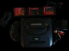 Sega Genesis Console Model 2 With 3 Game Disney Bundle