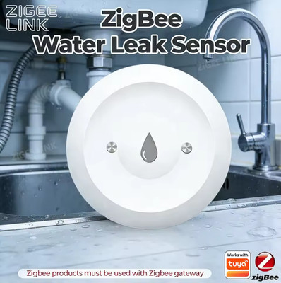Zigbee Wasserlecksensor für Tuya Smart Homes Hochwasser Sicherheitsalarm Wasserleck