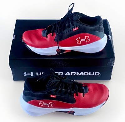 Under Armour Men s 12 Lockdown 7 Basketball Shoes Red/Black