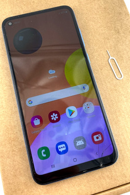 Samsung Galaxy A11 SM-A115F/DS entsperrt Dual SIM 32GB/2GB gesprungen schnell/kostenlos UK..