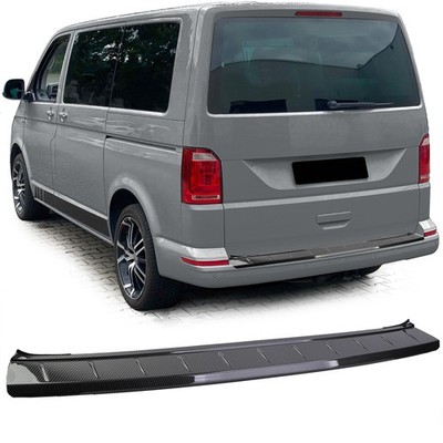 ABS Ladekantenschutz Stoßstange Carbon Look für VW Bus T5 T6 mit Heckklappe