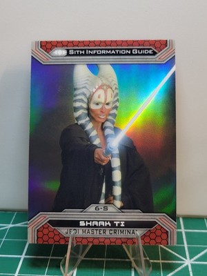 2015 Topps Chrome Perspectives Galaxy Star Wars Shaak Ti Refactor Card #6-S