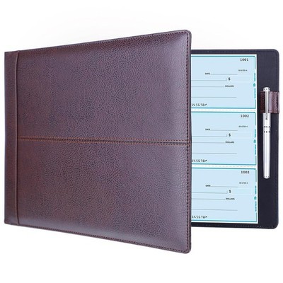 Antner 7 Ring Business Checkbook Binder 600 Checks Capacity Check Organizer