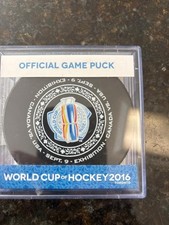 SEPT 9, 2016 World Cup of Hockey USA VS CANADA Collectible Souvenir Puck NEW