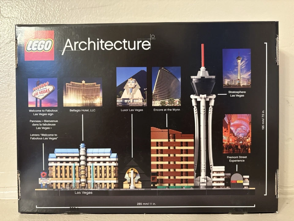 LEGO Architecture Las Vegas Skyline 21047 Brand New RETIRED Free Shipping - Image 2 of 2