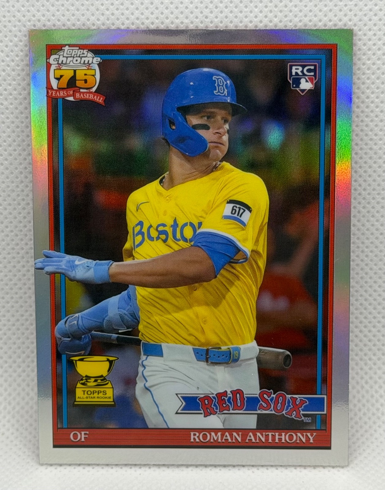 2026 Topps Chrome #91CB-19 Roman Anthony Boston Red Sox RC Refractor