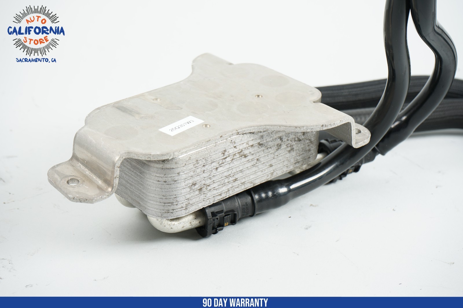 14-20 Maserati Ghibli M157 Transmission Oil Cooler Radiator w/Hose 670002934 OEM