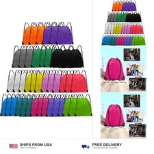 Grneric Drawstring Backpack Bulk 42 Pcs String Backpack Drawstring Bags Cinch...