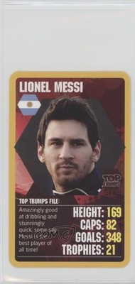 2013-14 Mini Top Trumps Match! World Football Megastars Lionel Messi 1m1a