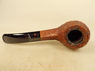 Steve Weiner 1991 Lg Fat Cognac Hand Carved Bark Briar Pipe Acrylic Stem w/Logo — photo 8