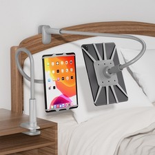 Gooseneck Tablet Holder for Bed, Adjustable Flexible Ipad Holder Stand, Kindl...