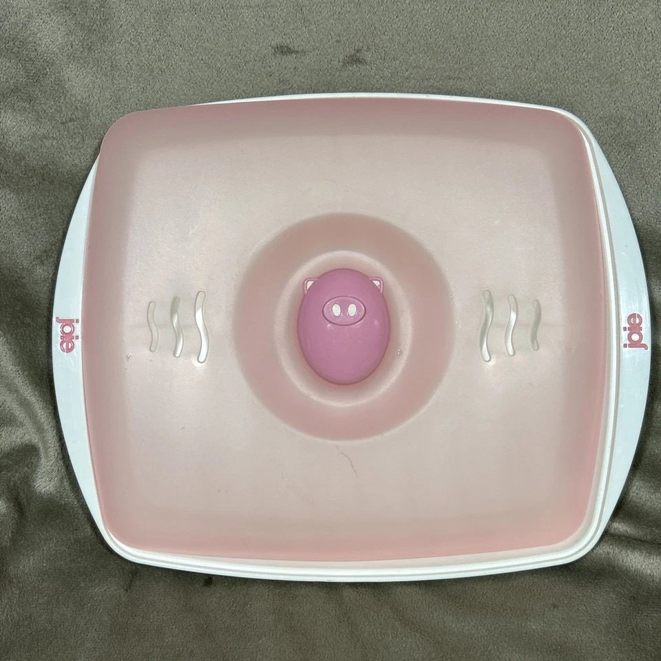 Joie Oink Pig Microwave Bacon Tray & Pink Splatter Lid Breakfast DW Safe EUC - Image 2 of 4