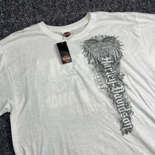 Harley-Davidson Gray Graphic T-Shirt White NWT