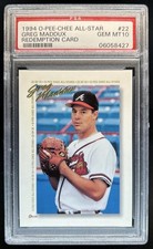 1994 O-Pee-Chee Greg Maddux All Stars #22 Braves PSA 10 GEM MINT