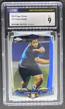 2014 Topps Chrome Aaron Donald RC Rookie #175 Rams CSG CGC 9 MINT future HOF