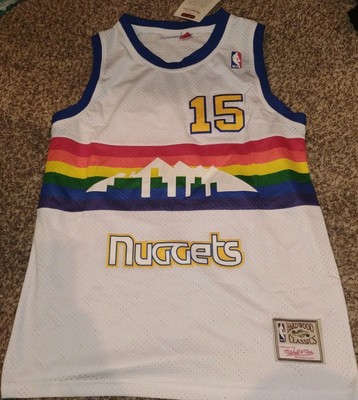 XL Carmelo Anthony Denver Nuggets NBA Jersey Classic 1991-92 White New 