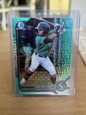 2022 Bowman - Chrome Prospects Jonatan Clase #BCP-118 Aqua Mojo Refractor...