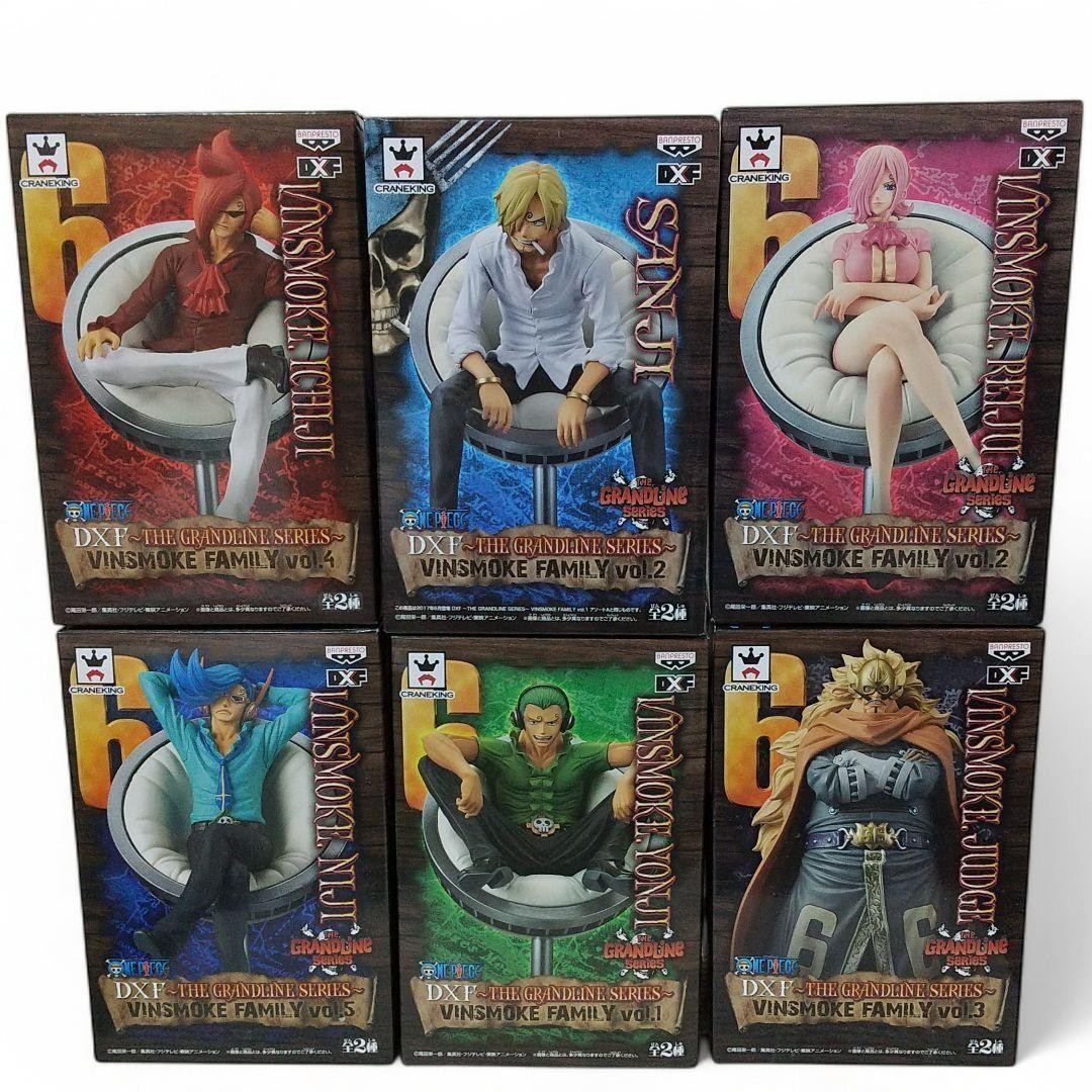 EXC w/Box] One Piece Germa 66 Vinsmoke Family Set of 6 DXF