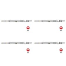 4x NGK D-POWER GLÜHKERZEN 4187 passend für 4-ZYLINDER AUDI A4 A6 A8 ALLROAD