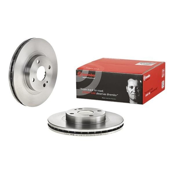 2X Brembo Bremsscheiben 257Mm InnenbelÜFtet Vorne Passend FÜR Mazda 323-image