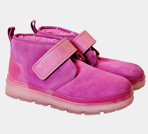 Stivali chukka classici scamosciati trasparenti UGG Neumel 1137030 rosa donna taglia 9 invernali