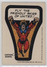 1976 Topps Marvel Comic Book Heroes Captain Marvel 17qj