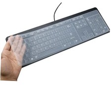 Silicone Keyboard Cover Skin Compatible for HP Compatible for HP SK-2120 Clear