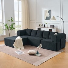 106" Modular Sectional Sofa,L Shaped Cloud Sectional Couch with Deep Seat,Moder