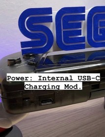 SEGA Game Gear Handheld System - SMD Ceramic Caps - USB-C Batteries - IPS Screen