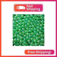300 Pcs 8mm Acrylic Round Beads AB Colors Round Spacer Beads for Earring Bracele