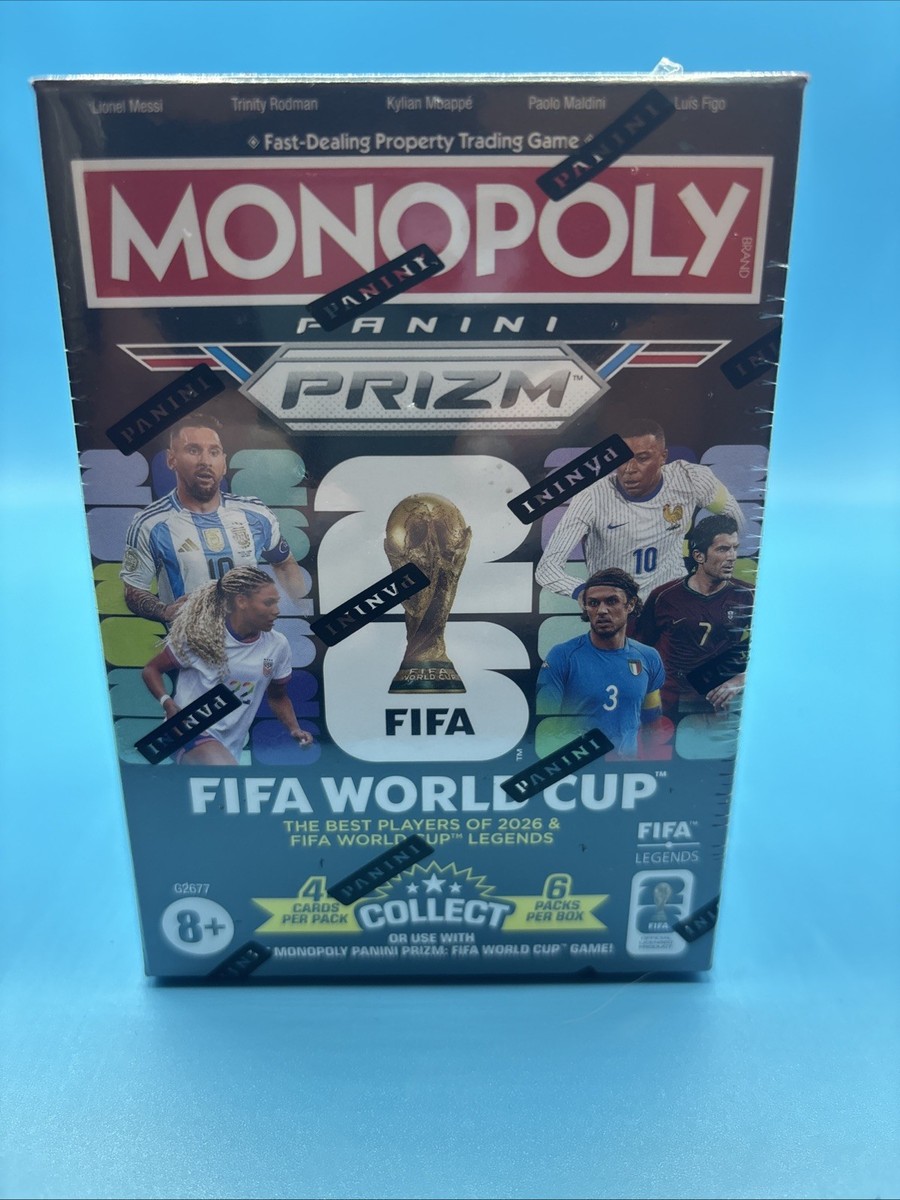 2026 Panini Prizm Monopoly FIFA World Cup Sealed Blaster Early