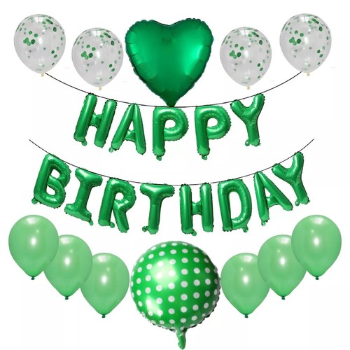 GIGANTE FELIZ CUMPLEAÑOS AUTO INFLADO GLOBO BANNER BUNTING PARTY DECORATION UK - Imagen 57 de 87