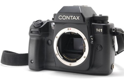 [Near MINT w/Strap] Contax N1 Black 35mm Used SLR Film Camera Body N Mount JAPAN