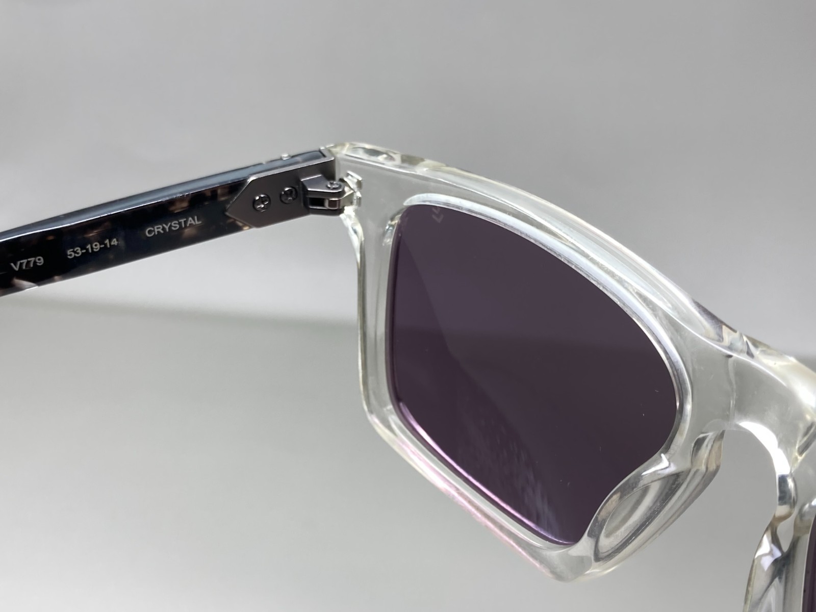John Varvatos Sunglasses V779 Crystal Square Clea… - image 11