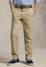 POLO RALPH LAUREN AUTHENTIC BOYS BRAND NEW ORIGINAL BELTED PANTS Size 8, NWT