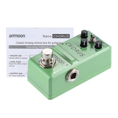 Nano Series Guitar Effect Pedal Analog Chorus True Bypass Aluminum Alloy Body 