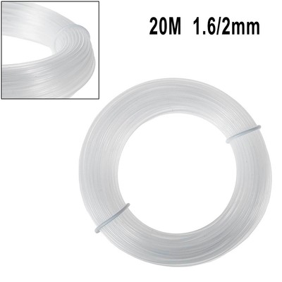 Rasentrimmer Schnur Schnur um den Zaun transparent 20 m lang nagelneu