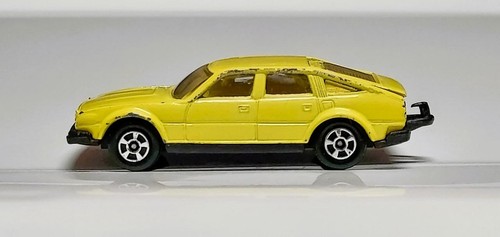 Vintage Playart British Leyland Rover 3500 SD1 in Yellow, Hong Kong, Free Ship