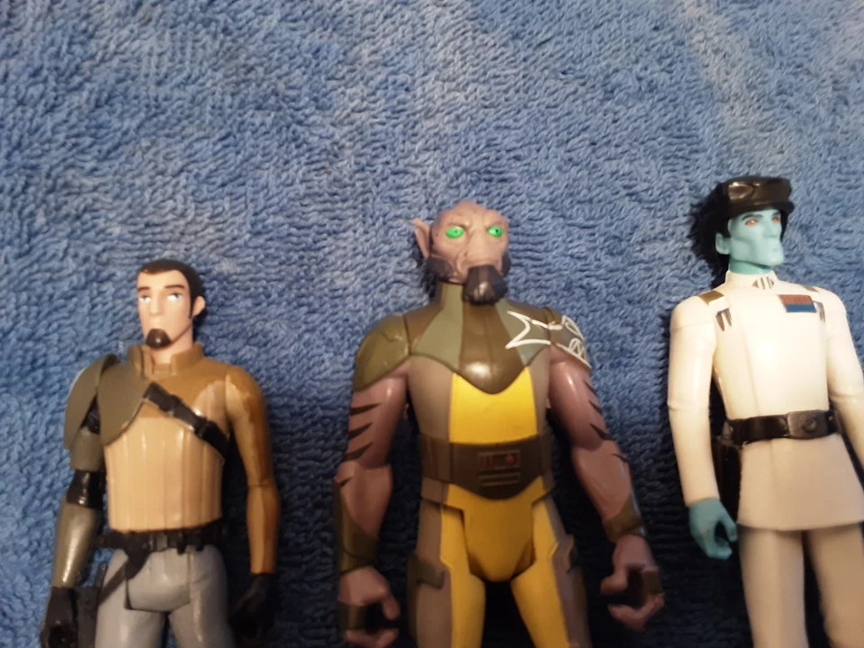 "Figuras de acción Star Wars Rebels 1997-14 3,75"" - LOTE de 5 figuras como se muestra *USADAS*" Foto 2 de 4