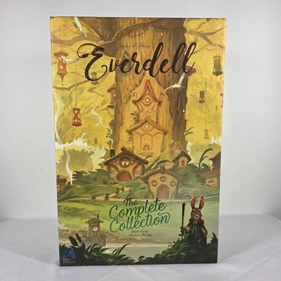 Everdell The Complete Collection Kickstarter & Deluxe Resource Vessels 100% Good