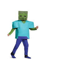 Disguise Zombie Deluxe Child Costume Green Medium 7-8 67684K