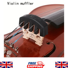 1 pc x Rubber 4/4 Violin Practice Mute Black - Silent Playing Solution