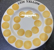Emma Bridgewater L&ouml;we gelbe Farbpalette 8,5 Zoll Platte - 1.