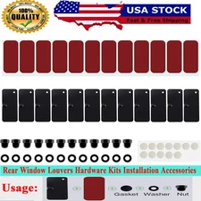 Rear Window Louvers Hardware Kits for Ford Mustang Dodge Challenger Camaro 12pcs