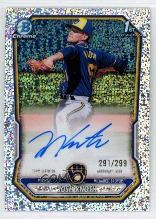 2026 Bowman Chrome Prospect Speckle Refractor /299 Josh Knoth #CPA-JK Auto 1u2c