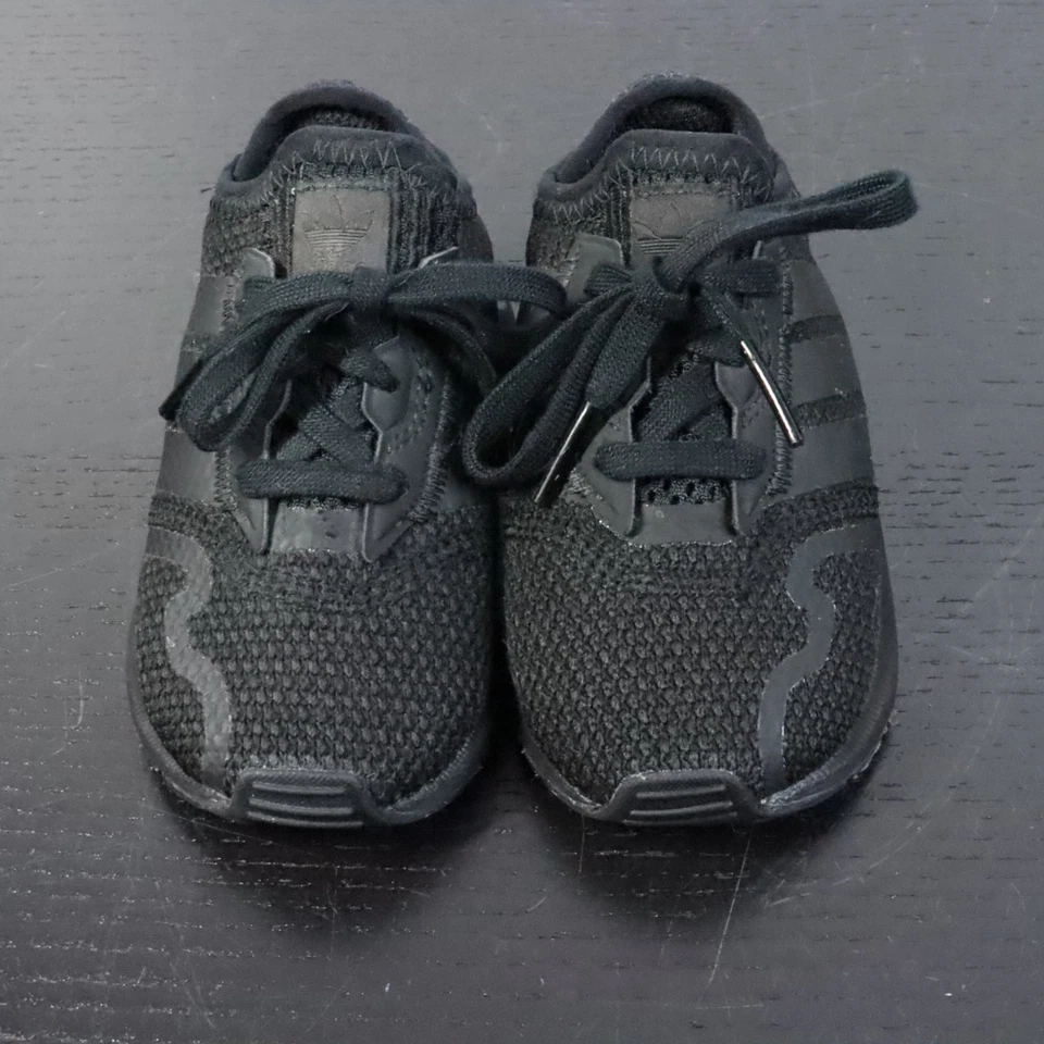 Adidas Swift Run X Baby Toddler Boy's 5.5K Black Athletic Sneaker Shoes FY2187 - Image 3 of 4