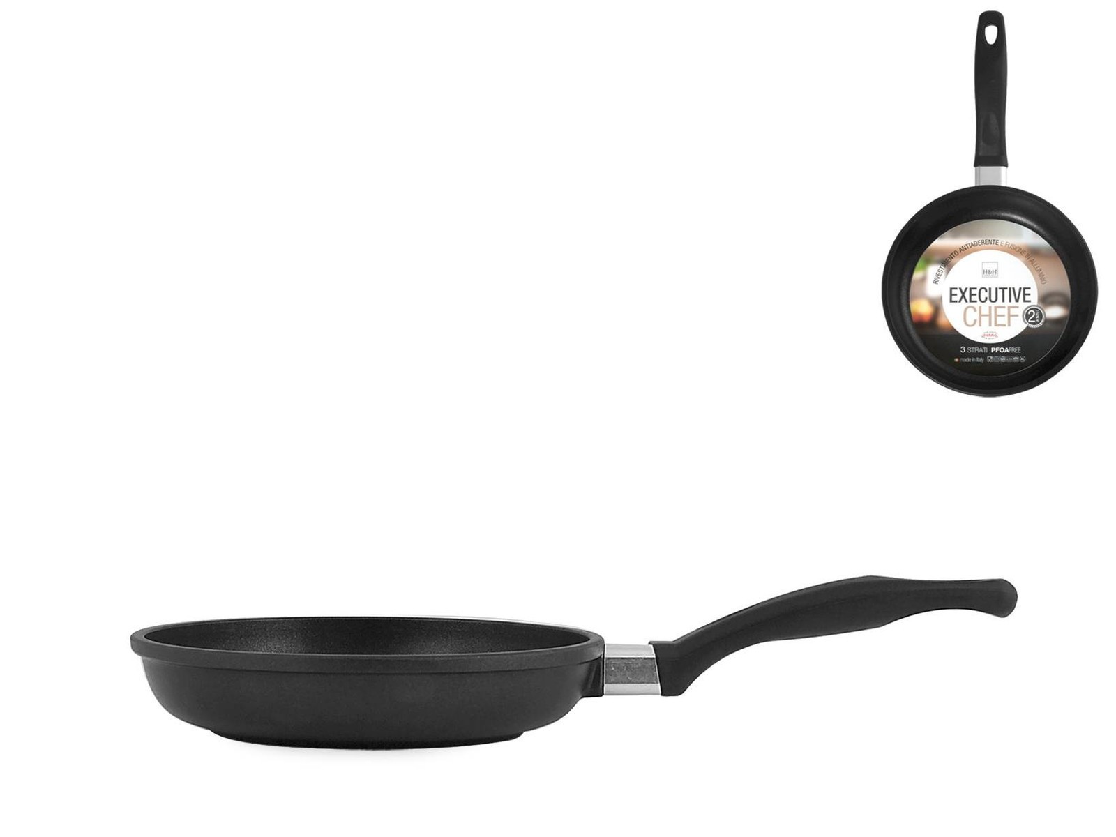 Pan Low Non-Stick Extra Chef Cm20 Brand H&h