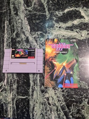 Gradius III (Nintendo SNES) Authentic TESTED w/Manual 